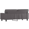 Canapé à 2 places Gris 140 cm Similicuir 583248583248