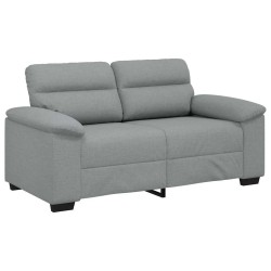 Canapé à 2 places gris clair 160x81x84 cm tissu 583249583249