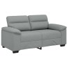 Canapé à 2 places gris clair 160x81x84 cm tissu 583249583249