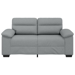 Canapé à 2 places gris clair 160x81x84 cm tissu 583249583249