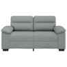 Canapé à 2 places gris clair 160x81x84 cm tissu 583249583249