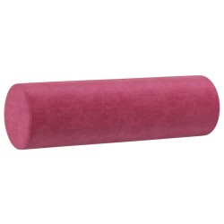 Canapé 2 places avec oreillers bordeaux 140 cm velours 583251583251