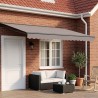 Cadre de store manuel avec LEDs 4,5 × 3,5 m 583256583256