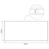 Écran de confidentialité pour balcon 180 x 400 cm 583261583261