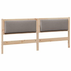 Tête de lit Autre Marron 180 cm Bois massif en pin 583262583262