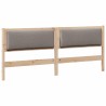 Tête de lit Autre Marron 180 cm Bois massif en pin 583262583262
