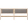Tête de lit Autre Marron 180 cm Bois massif en pin 583262583262