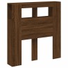 Tête de lit à LED chêne marron 100x18,5x103,5cm bois ingénierie 583267583267