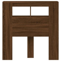 Tête de lit à LED chêne marron 100x18,5x103,5cm bois ingénierie 583267583267