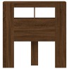 Tête de lit à LED chêne marron 100x18,5x103,5cm bois ingénierie 583267583267