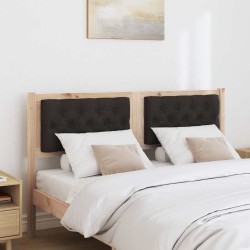 Tête de lit Autre Marron et noir 140 cm Bois massif en pin 583275583275