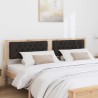 Tête de lit Autre Marron et noir 180 cm Bois massif en pin 583283583283