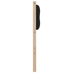 Tête de lit Autre Marron et noir 180 cm Bois massif en pin 583283583283