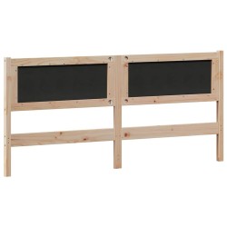 Tête de lit Autre Marron et noir 180 cm Bois massif en pin 583283583283