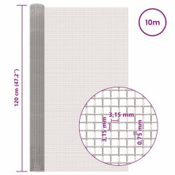 Écran en maille 120 x 1000 cm 6 Mesh Acier Inoxydable 201 583284583284