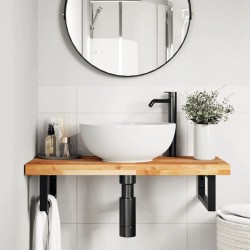Dessus de meuble de salle de bain finition à l'huile 60x40x4 cm 583291583291