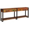 Tables console 2 pcs Multicolore Bois Recyclé Solide 583292583292