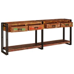 Tables console 2 pcs Multicolore Bois Recyclé Solide 583292583292