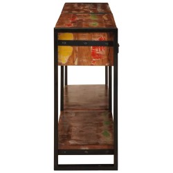 Tables console 2 pcs Multicolore Bois Recyclé Solide 583292583292