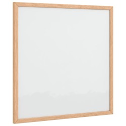 Tableau blanc magnétique avec cadre bois de pin massif 40x40 cm 583294583294