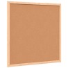 Tableau blanc magnétique avec cadre bois de pin massif 40x40 cm 583294583294