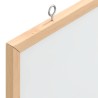 Tableau blanc magnétique avec cadre bois de pin massif 40x40 cm 583294583294