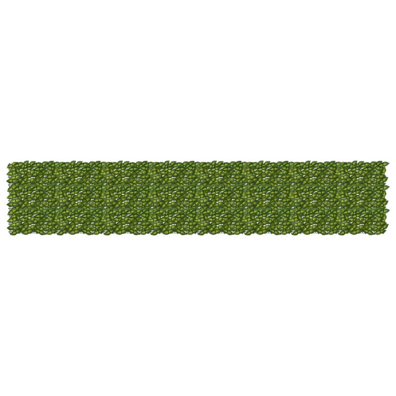 Écran de balcon avec feuilles Vert et jaune 400 x 75 cm 583296583296