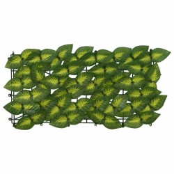 Écran de balcon avec feuilles Vert et jaune 600 x 150 cm 583298583298