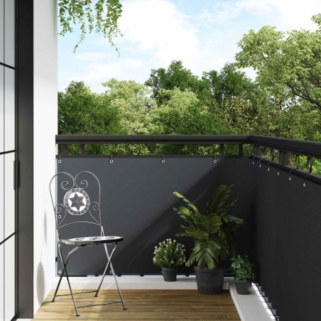 Écran de Balcon avec Œillets Anthracite 583300583300
