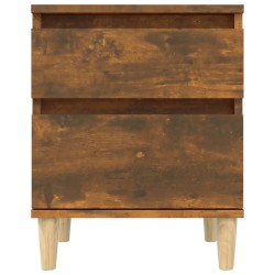 Tables de chevet 2 pcs Chêne fumé 40x35x50 cm 583304583304