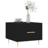 Tables basses 2 pcs noir 50x50x40 cm bois d'ingénierie 583305583305