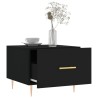 Tables basses 2 pcs noir 50x50x40 cm bois d'ingénierie 583305583305