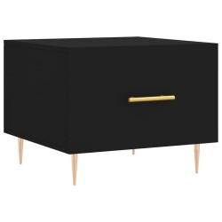 Tables basses 2 pcs noir 50x50x40 cm bois d'ingénierie 583305583305