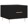 Tables basses 2 pcs noir 50x50x40 cm bois d'ingénierie 583305583305