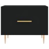 Tables basses 2 pcs noir 50x50x40 cm bois d'ingénierie 583305583305