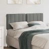 Tête de lit capitonnée Blanc et gris clair 120 cm Pin massif 583309583309