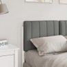 Tête de lit capitonnée Blanc et gris clair 120 cm Pin massif 583309583309
