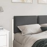 Tête de lit capitonnée Blanc et gris clair 120 cm Pin massif 583310583310