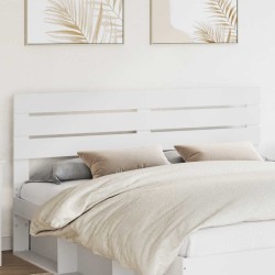 Tête de lit Blanc Bois d'ingénierie 583313583313