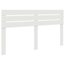 Tête de lit Blanc Bois d'ingénierie 583313583313