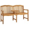 Banc en Bois Sculpté en Rose 155 x 60 x 94 cm Naturel 583317583317