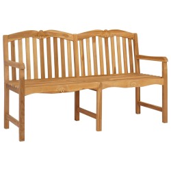 Banc en Bois Sculpté en Rose 155 x 60 x 94 cm Naturel 583317583317