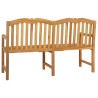 Banc en Bois Sculpté en Rose 155 x 60 x 94 cm Naturel 583317583317