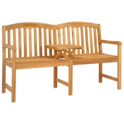 Banc en Bois Sculpté en Rose 150,5 x 60 x 95 cm Naturel 583320583320