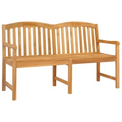 Banc en Bois Sculpté en Rose 150,5 x 60 x 95 cm Naturel 583320583320