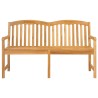 Banc en Bois Sculpté en Rose 150,5 x 60 x 95 cm Naturel 583320583320