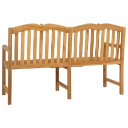 Banc en Bois Sculpté en Rose 150,5 x 60 x 95 cm Naturel 583320583320