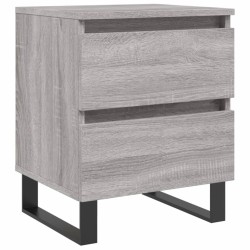 Table de chevet sonoma gris 40x35x50 cm bois d’ingénierie 583329583329