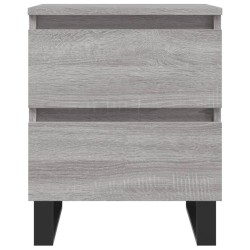 Table de chevet sonoma gris 40x35x50 cm bois d’ingénierie 583329583329