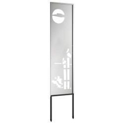 Écran de confidentialité de jardin Fretwork Argenté 32 x 140 cm 583331583331